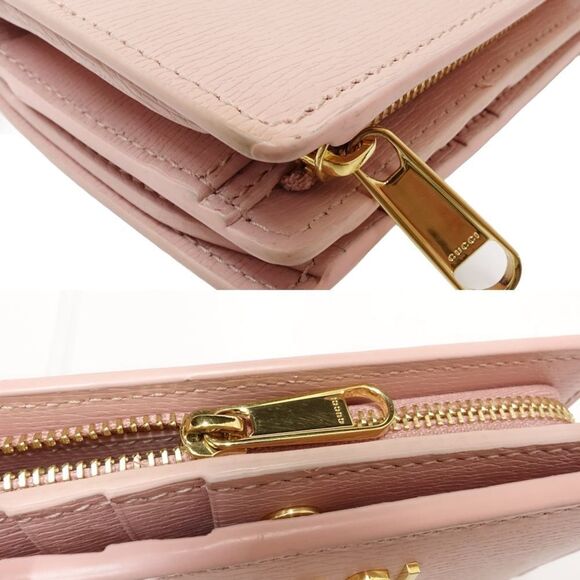 GUCCI Pink Leather Wallet - Picture 4 of 10